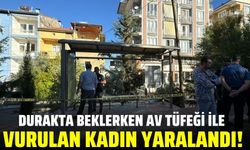 Durakta bekleyen kadın bacağından vuruldu!