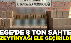 Ege'de 8 ton sahte zeytinyağı ele geçirildi