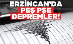 Erzincan'da peş peşe korkutan depremler!