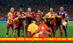 Galatasaray-Çaykur Rizespor ilk 11 maç kadrosu nasıl olur? Osimhen Rize maçında oynayacak mı?