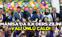 İlk ders zilini Vali Ünlü çaldı