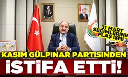 Kasım Gülpınar partisinden istifa etti