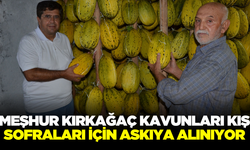 Kırkağaç kavunları kışa hazırlanıyor!