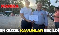 Kırkağaç'ın en iyi kavunu seçildi!