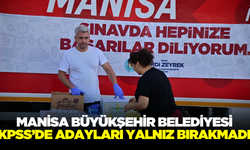 Manisa Büyükşehir Belediyesi, sınav günü faaliyetlerini sürdürüyor