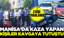 Manisa'da kaza kavgaya döndü! 2 kişi yaralandı