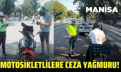 Manisa'da motosikletlilere denetim!