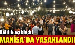 Manisa'da sokak düğünleri yasaklandı!