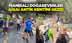 Manisalı doğaseverler Aigai Antik Kentini gezdi