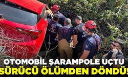 Otomobil şarampole uçtu: 1 yaralı