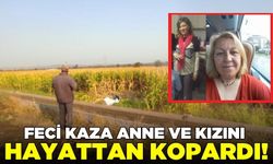 Otomobil tarlaya uçtu: Anne ve kızı hayatını kaybetti!