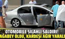 Otomobile silahlı saldırı: 1 ölü 1 ağır yaralı