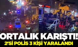 Polis ekipleri kurye ile çarpıştı: 2 yaralı