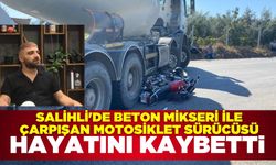 Salihli'de motosiklet ile kamyonet çarpıştı! 1 ölü