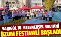 Sarıgöl 16. Geleneksel Sultani Üzüm Festivali Başladı