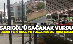 Sarıgöl'de aşırı yağış hayatı olumsuz etkiledi