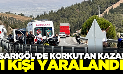 Sarıgöl'de motosiklet kazası!