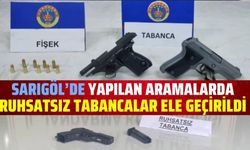 Sarıgöl'de ruhsatsız tabanca ele geçirildi