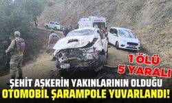 Şehidin yakınları kaza yaptı: 1 ölü 5 yaralı