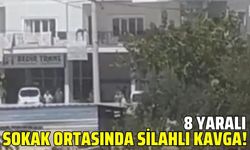 Sokak ortasında silahlı kavga: 8 yaralı