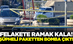 Şüpheli paketten el yapımı bomba çıktı