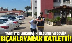 Arkadaşını öldüresiye darp edip ardından bıçaklayarak katletti