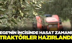 Traktörlerin bakımı yapıldı: Zeytin hasadına hazırlar