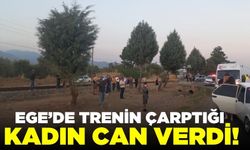 Trenin çarptığı kadın can verdi