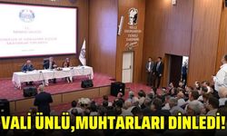 Vali Ünlü, Şehzadeler ve Yunusemre muhtarlarını dinledi