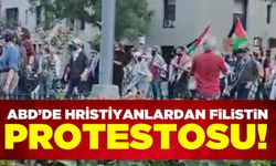 ABD'de Hristiyanlardan Filistin Protestosu!