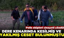 Dere kenarında kesilmiş ve yakılmış ceset bulunmuştu, polis iğneyle kuyu kazdı cinayeti çözdü