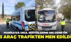 Manisa'da okul servislerine kapsamlı denetim