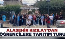 Alaşehir Kızılay'dan öğrencilere tanıtım turu