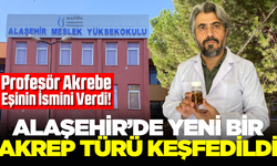 Alaşehir'de yeni bir akrep türü keşfedildi