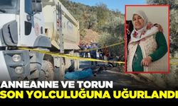 Ege'de çifte cenaze: Anneanne ve torun toprağa verildi