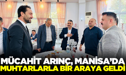 Arınç, Manisa'da muhtarlarla buluştu