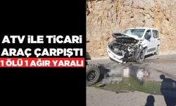 ATV ile hafif ticari araç kafa kafaya çarpıştı: 1 ölü 1 ağır yaralı