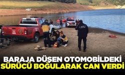 Baraja düşen otomobilde sürücü hayatını kaybetti