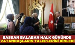 Başkan Balaban halk gününde vatandaşlarla bir arada!