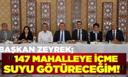 Başkan Zeyrek, mahalle muhtarları ile bir arada!