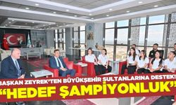 Başkan Zeyrek,  Manisa Büyükşehir Belediyespor Voleybol Takımı’nı ağırladı!