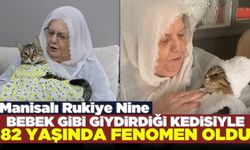 Manisalı Rukiye Nine ve kedisi Tülin sosyal medyanın yeni fenomeni oldu