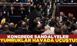 Beşiktaş Kongresinde sandalyeler havada uçuştu