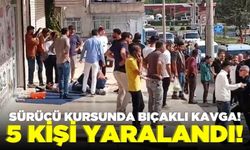 Bıçaklı kavgada 5 kişi yaralandı!