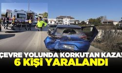 3 aracın çarpıştığı kazada 6 kişi yaralandı