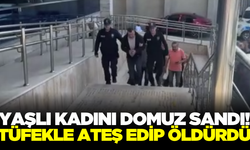 Yaşlı kadını domuz sanıp ölümüne sebep oldu