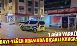 Dayı-yeğen arasındaki tartışma kanlı bitti: 1 ağır yaralı