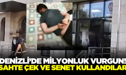 Denizli'de sahte çek ve senetle 6 milyonluk vurgun