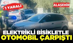 Alaşehir'de korkutan kaza: 1 yaralı