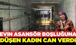 Misafire gittiği evin asansör boşluğuna düşen kadın can verdi